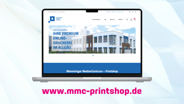 Drucksachen online bestellen - der MMC Printshop ist online!